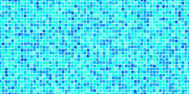 Reticolo senza giunte delle mattonelle di mosaico piscina blu Aqua