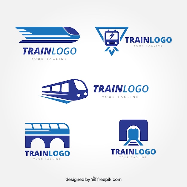 set logotipo Train