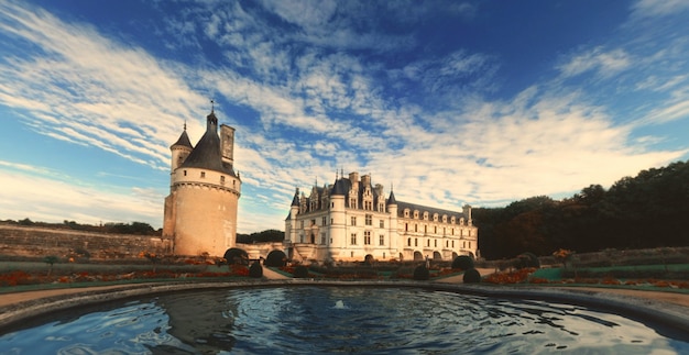 Gratis Foto beroemde castelo de chenonceau in frankrijk