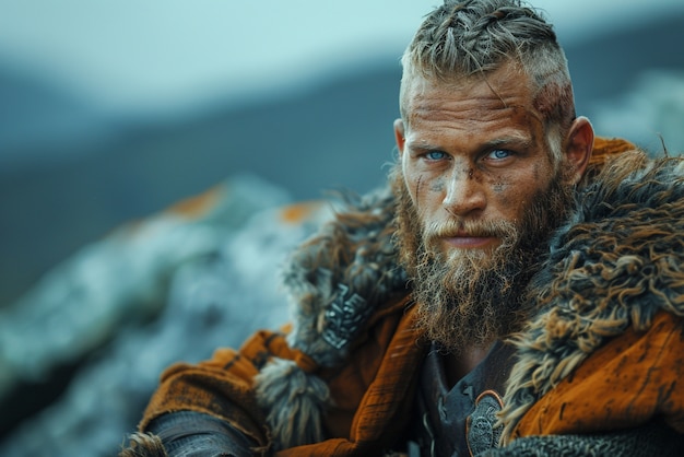 Gratis Foto diverse viking mannen in de open lucht