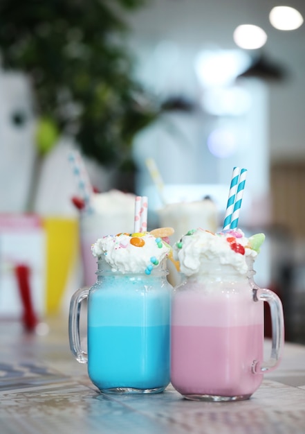 Gratis Foto heerlijke milkshakes