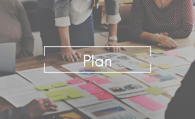 Gratis Foto plan planning strategie ontwerp discussie concept