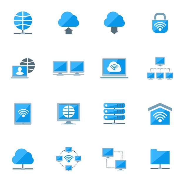 Netwerk Icons Set