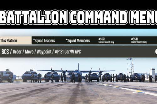 Battalion Command Menu