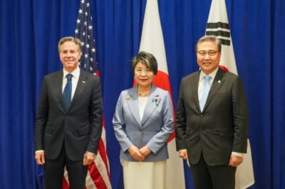 한미일 외교장관 "러북 군사협력 우려…안보리 위반 단호히 대응"