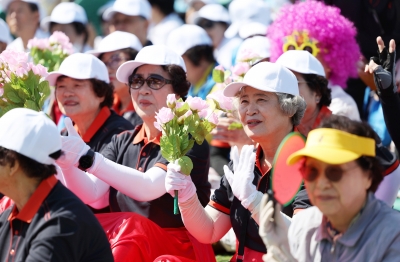 [포토] 시니어 올림픽 나선 어르신들