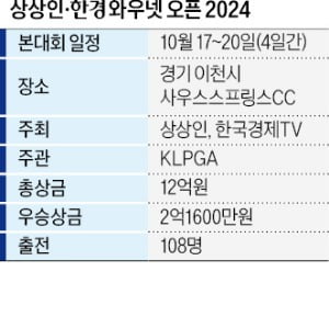 총상금 12억 시즌 마지막 메이저급 대회 '별들의 전쟁'