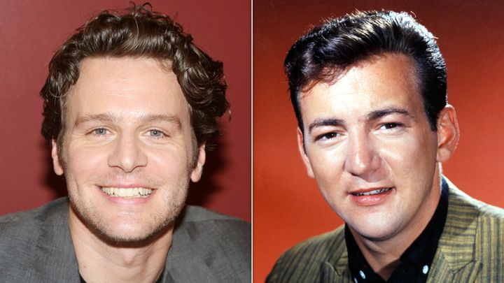 Jonathan Groff, left, will portray legendary singer Bobby Darin in the musical "Just in Time," slated to open on Broadway in 2025. 