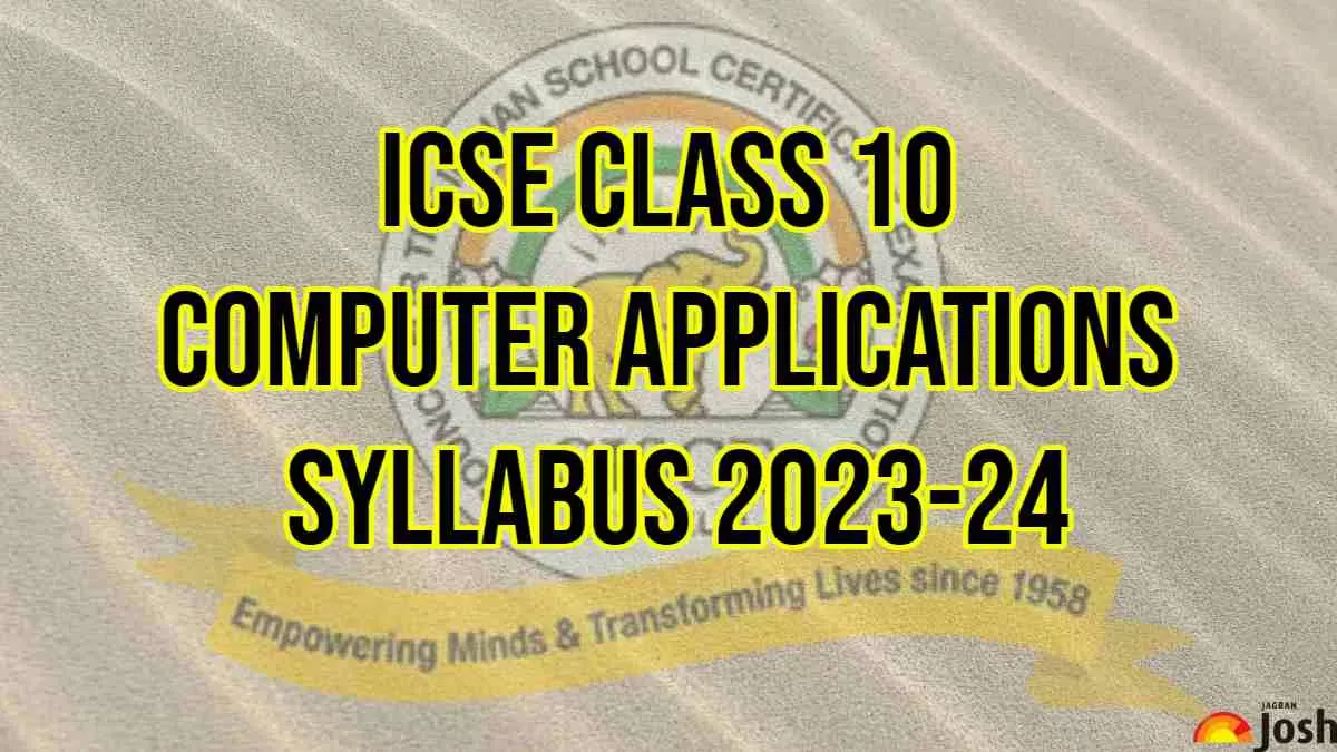 Download ICSE Class 10  Commercial Applications Syllabus 2023-24 PDF