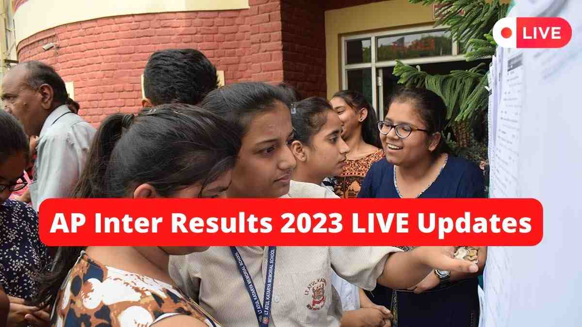 AP Inter Results 2023 LIVE Updates: Check BIEAP Manabadi 1st year, 2nd year Result at bie.ap.gov.in, examresults.ap.nic.in