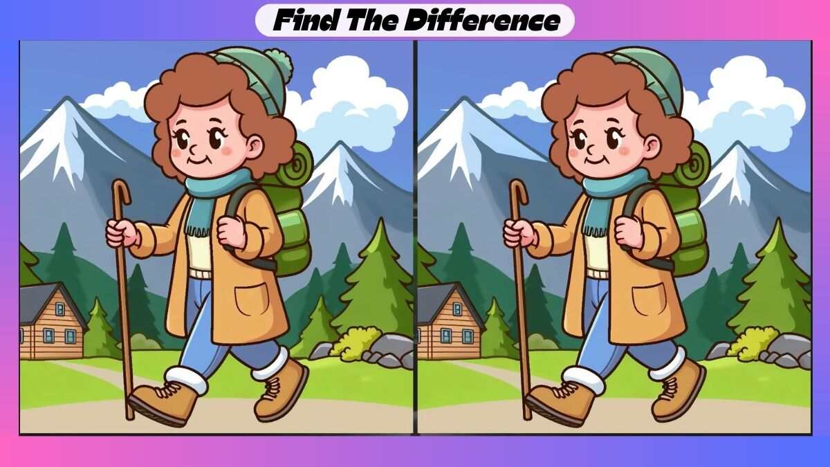 Spot 3 Differences Between Hiking Pictures in 15 Seconds