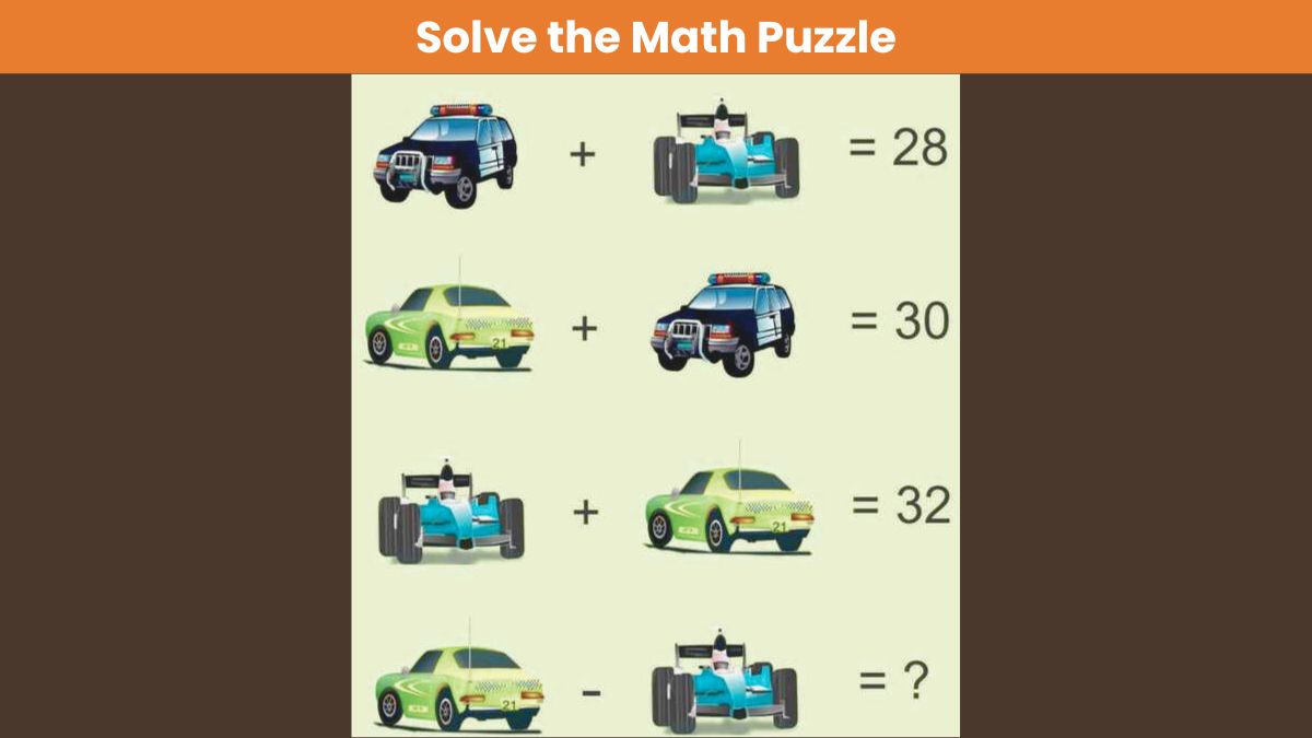 Math Puzzle: Only 5% of people with a high IQ can solve this math puzzle in 7 seconds!