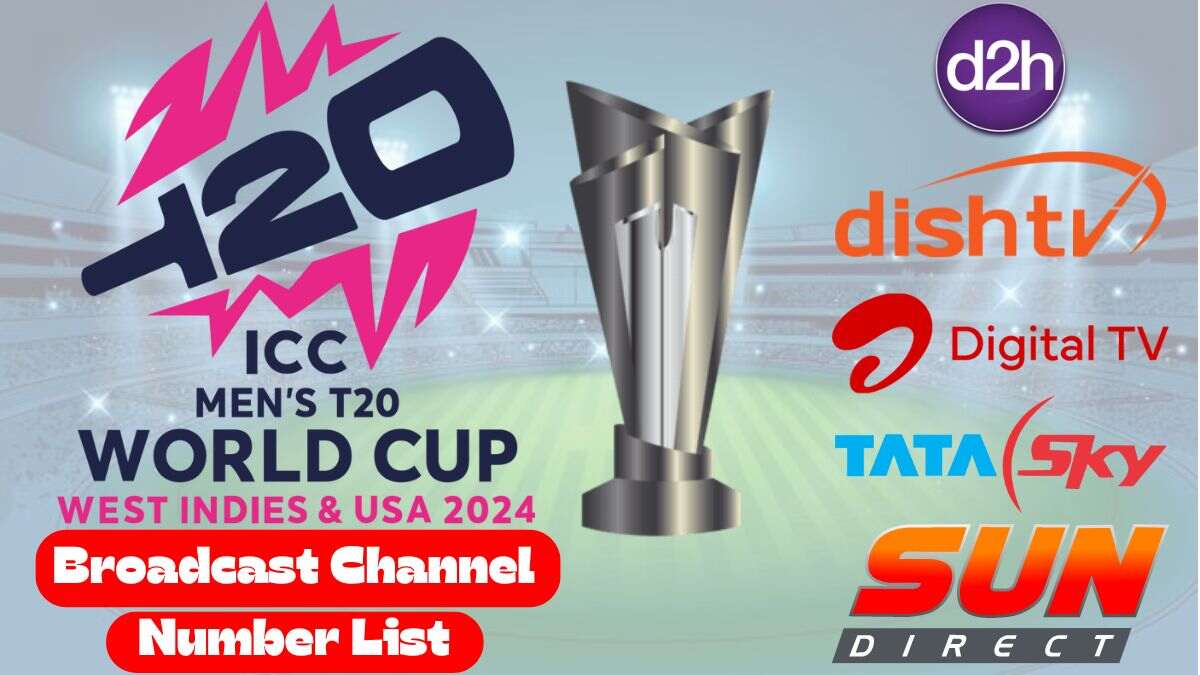 T20 World Cup Final 2024 Broadcast Channel Number List: Star Sports on Tata Sky, Airtel, Dish TV, Videocon, Sun Direct