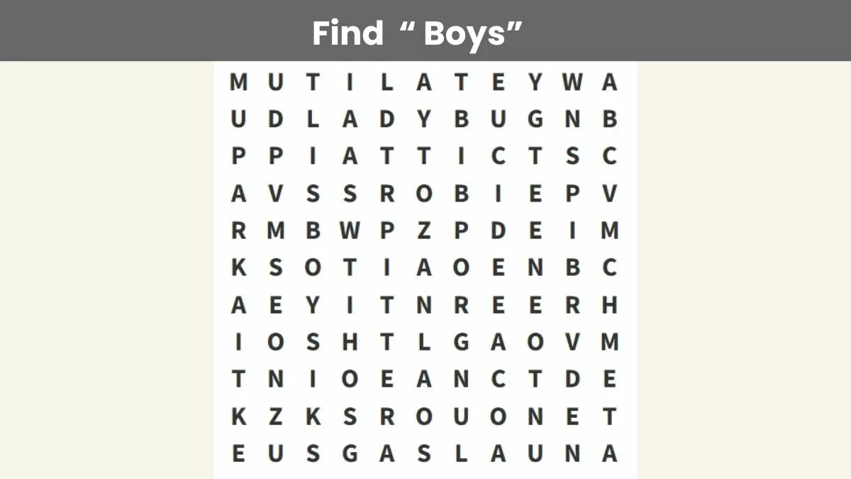 Find boys in 8 seconds