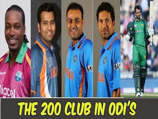  वनडे क्रिकेट में दोहरा शतक लगाने वाले खिलाडियों की सूची