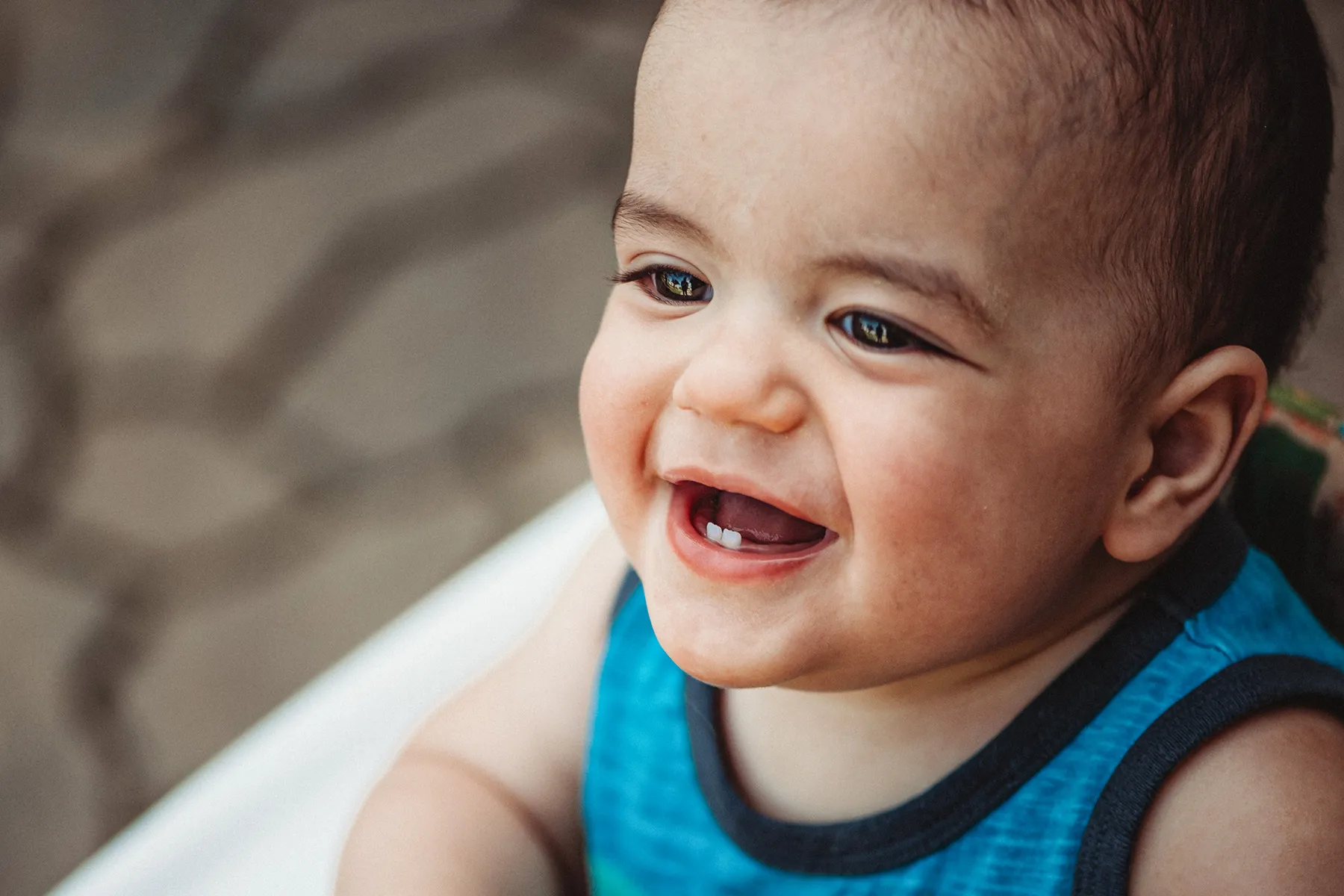 photo of Baby teething