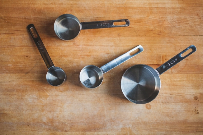 Use Measuring Cups and Spoons