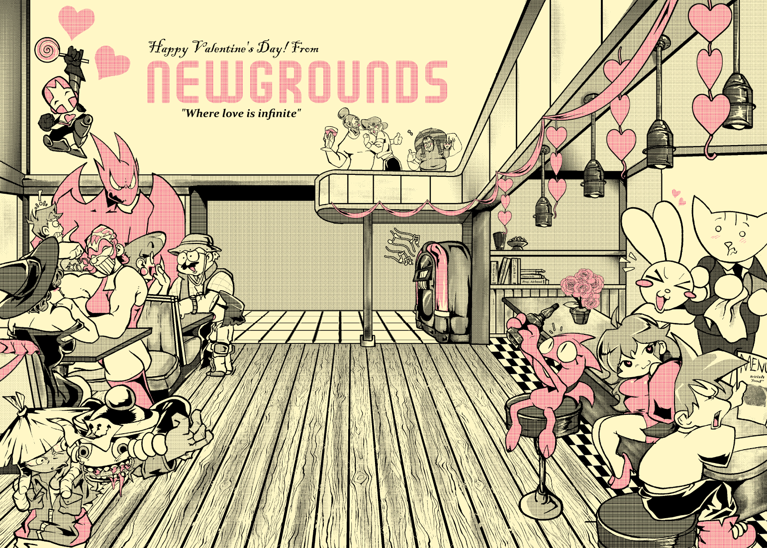 Newgrounds Background Image Theme