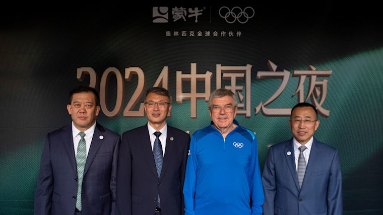 IOC President joins Olympians and cultural stars at Mengniu’s China Night in Paris