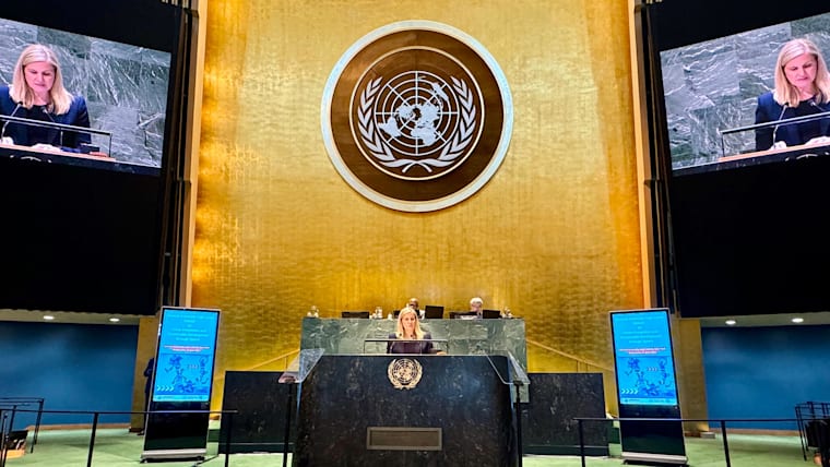 IOC EB member Kirsty Coventry highlights role of sport in promoting UN Sustainable Development Goals and crime prevention strategies at UN General Assembly