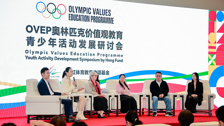 Promoting Olympic values-based education in China 