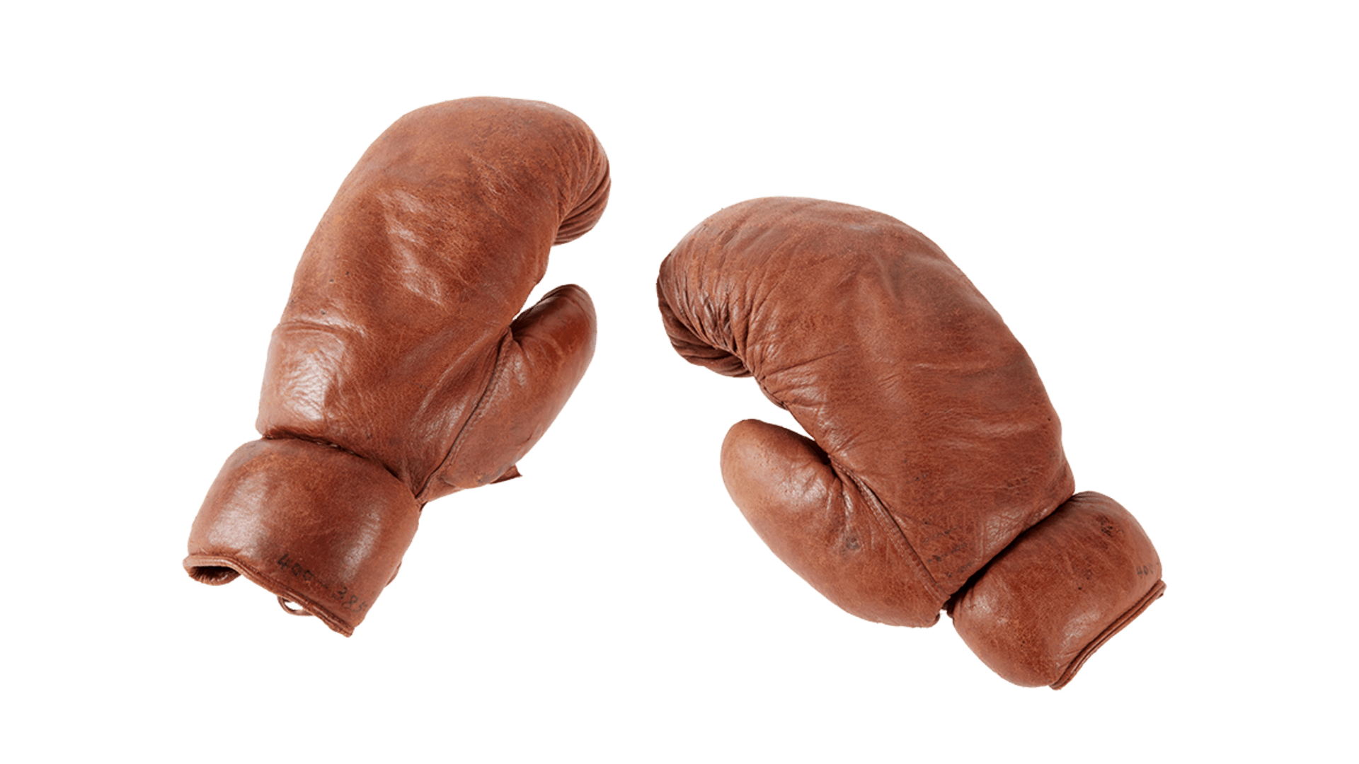 Boxing gloves of Pierre de Coubertin