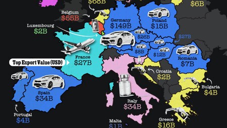 Este mapa te enseña de un vistazo rápido por qué Europa necesita protegerse de los coches chinos