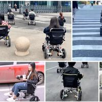 China ha puesto normas muy duras para ir en patinete, así que la gente los está cambiando por sillas de ruedas