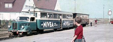 Borgward, el camión que tiró de un tren durante dos décadas en la isla de Sylt