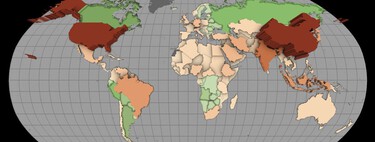 Este impactante mapa de la NASA revela qué países son los que más CO₂ emiten