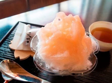 純氷のかき氷×果物＋かりんとう饅頭がコラボ！須磨の人気和菓子店が期間限定で梅田に登場