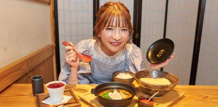 明太子をまるまる1本使った豪華なつけ麺♪「元祖めんたい煮こみつけ麺 池袋」【大食いアイドルもえのあずきの絶品グルメ62】