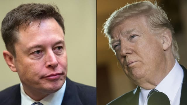 Elon Musk and Donald Trump