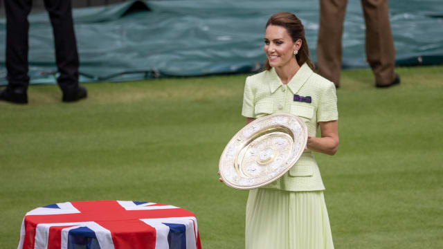Kate at Wimbledon last year