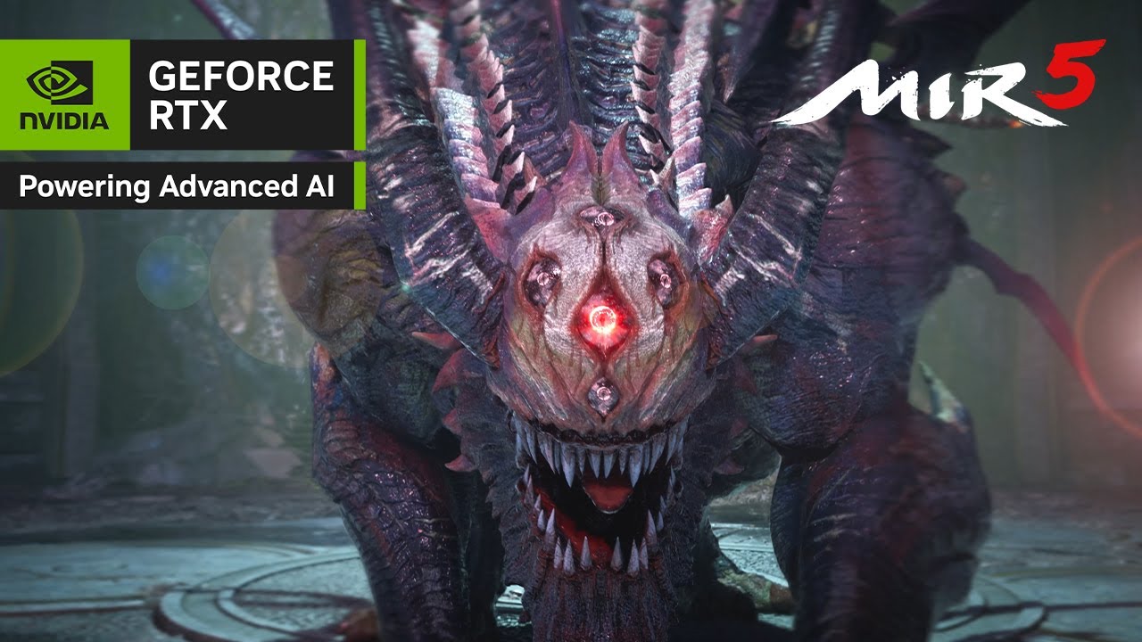 NVIDIA ACE | MIR5 - Wemade Introduces the First AI Boss - YouTube