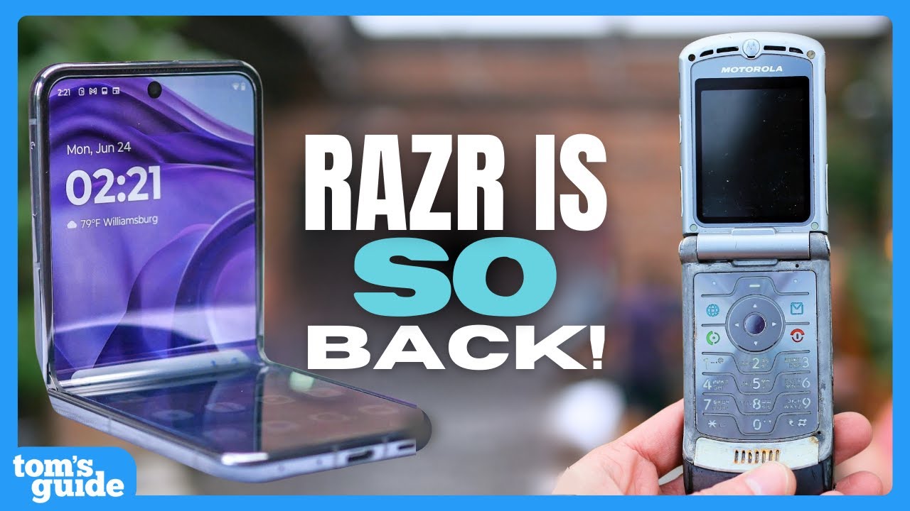 Motorola Razr 20 Years Later: Flip Phones Are Finally Cool Again! - YouTube