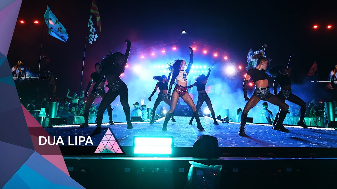 Dua Lipa - Levitating (Glastonbury 2024) - YouTube