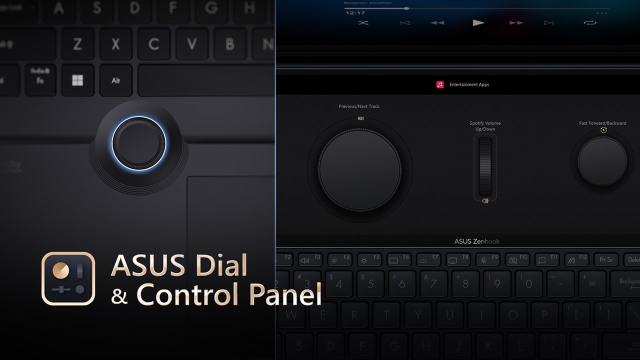 Introducing the Brand New ASUS Dial & Control Panel - YouTube