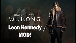 Black Myth Wukong Mods Leon Kennedy VS Sun Wukong Boss Fight Resident Evil