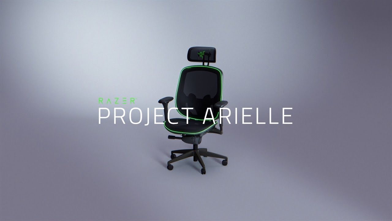 Razer Project Arielle | World's First Heating & Cooling Mesh Gaming Chair - YouTube