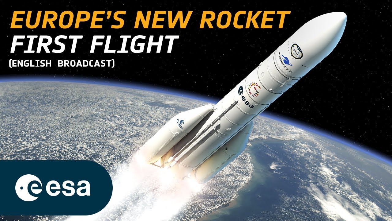 Ariane 6 first flight (Official broadcast) - YouTube