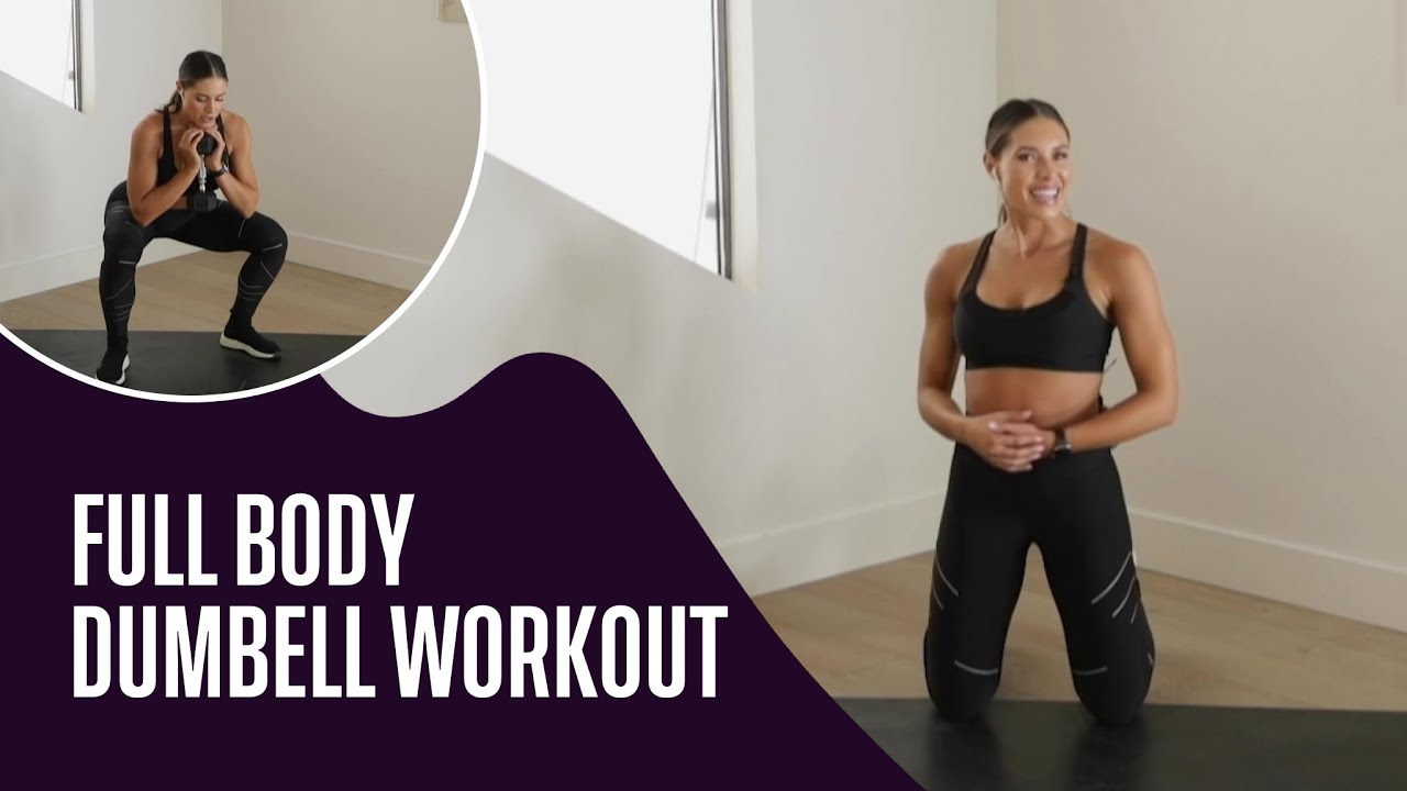 30-Minute Full-Body Dumbbell Workout - YouTube