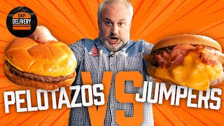 Burger King PELOTAZOS VS. KFC JUMPERS 🍔 Probamos las hamburguesas con los snacks más populares