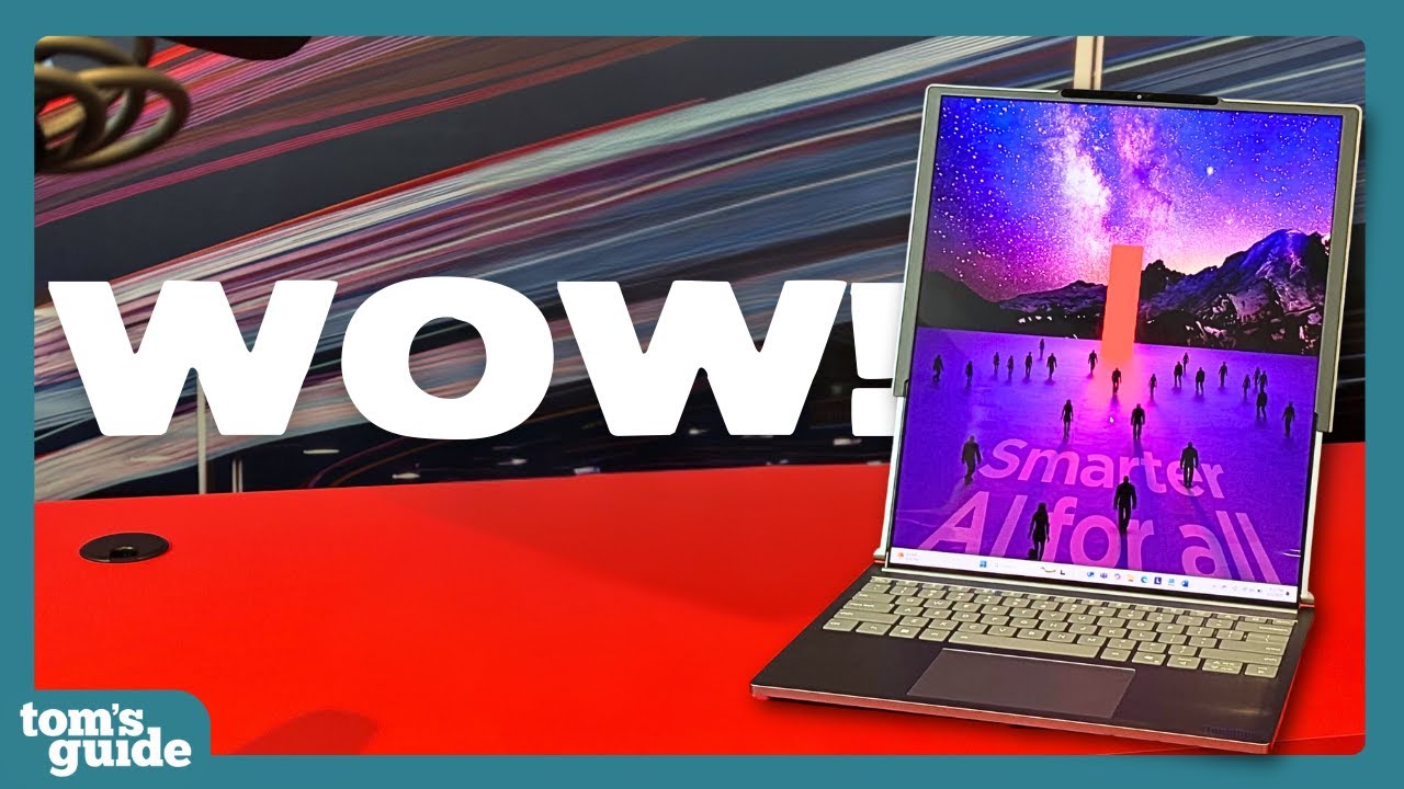 Lenovo Rollable Laptop HANDS ON! This Is Wild - YouTube