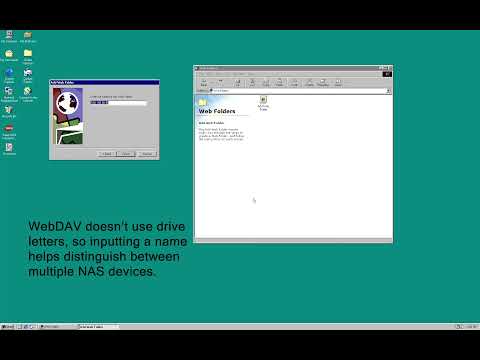 Using WebDAV with Windows 95, 98 and Windows Me
