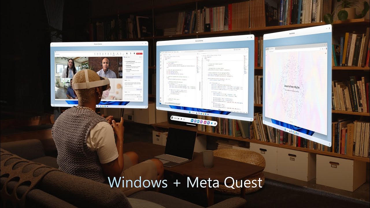 Immersive productivity with Windows and Meta Quest - YouTube