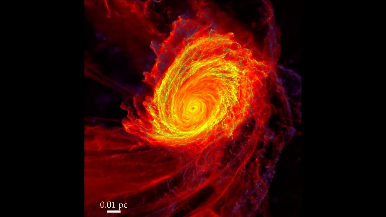 Hopkins Group: Simulation Zooms Into Black Hole - YouTube