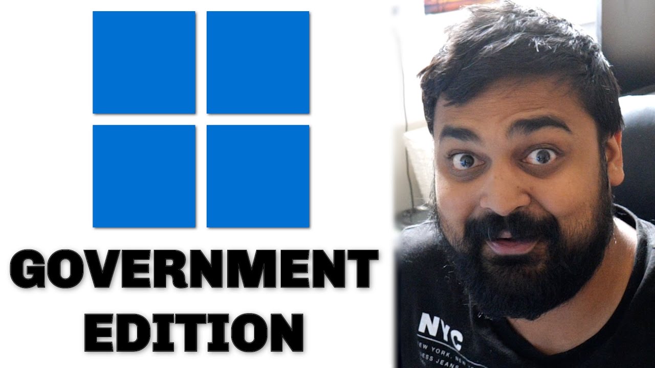 I Got My Hands on Windows Government Edition... - YouTube