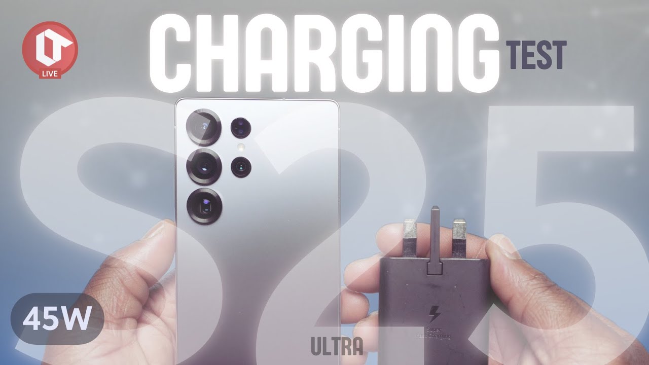 Samsung Galaxy S25 Ultra ULTIMATE Charging Test LIVE! - 45w - YouTube