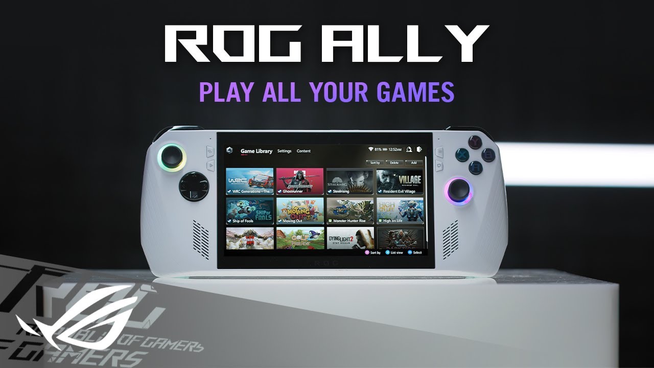 ROG ALLY - ROGâ€™s First Handheld Gaming PC - YouTube